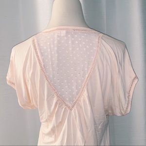 ANTHROPOLOGIE - Mesh Back Tee